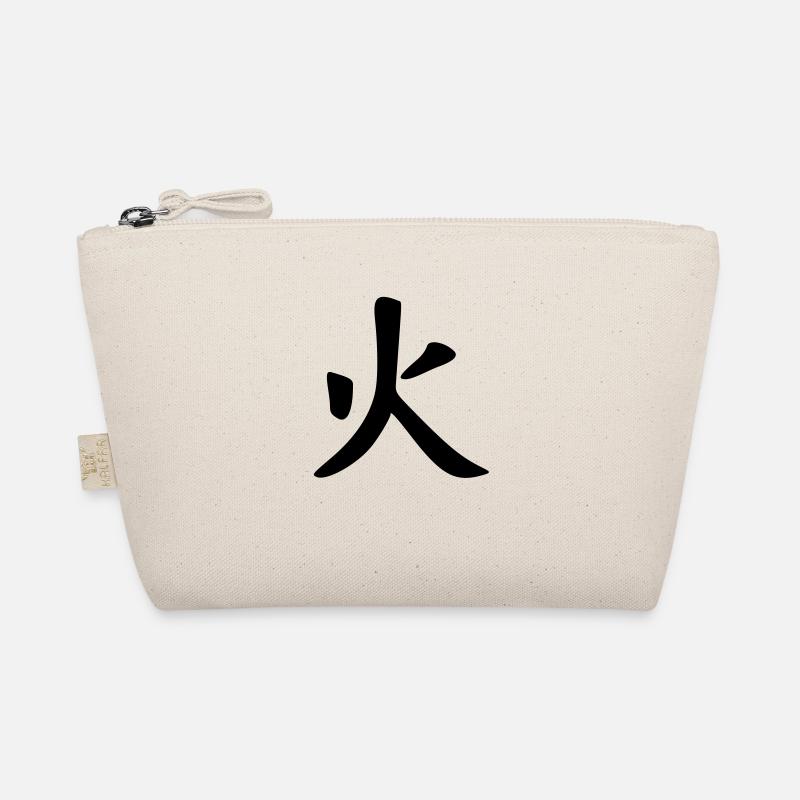 Fire (Element in kanji) Organic Pouch