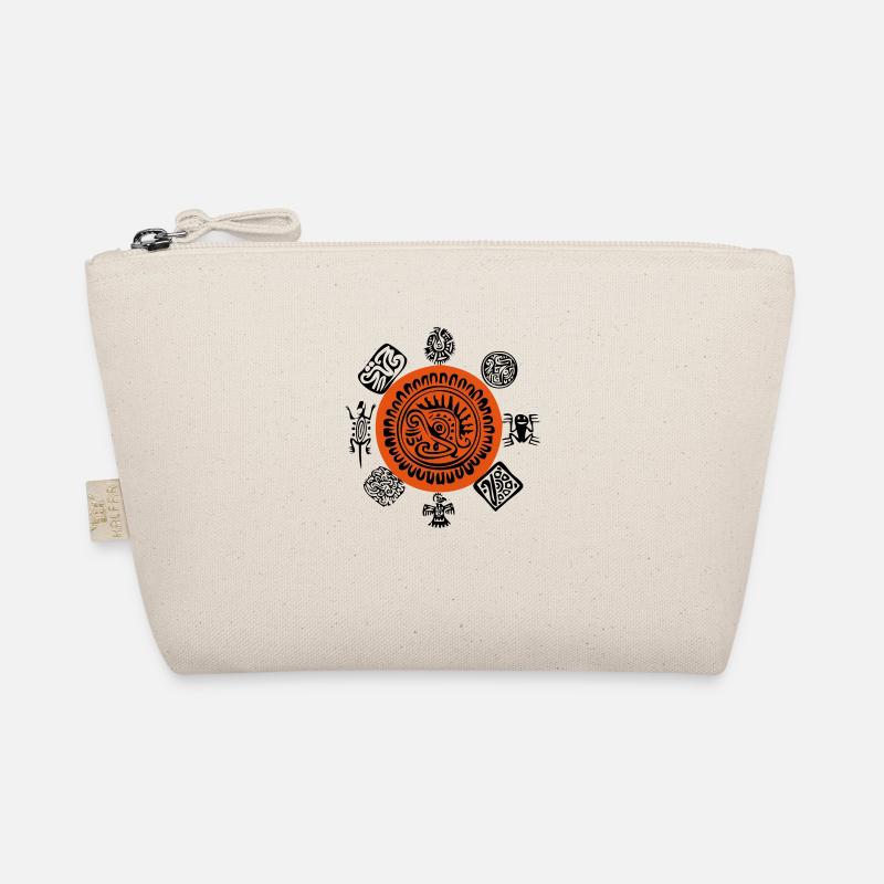 Aztec symbols Organic Pouch