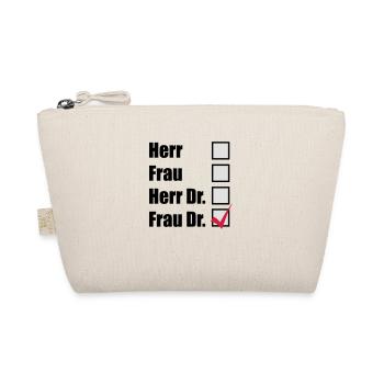 Frau Dr. - Bio-Täschchen - Natur - Vorne