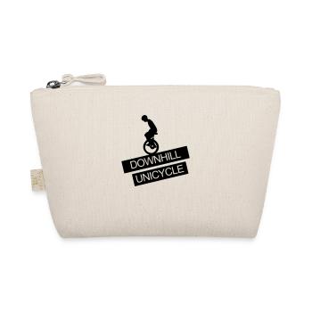 Unicycle, Downhill, A, wheel, unicycle rider,bike - Organic Pouch - nature - Front