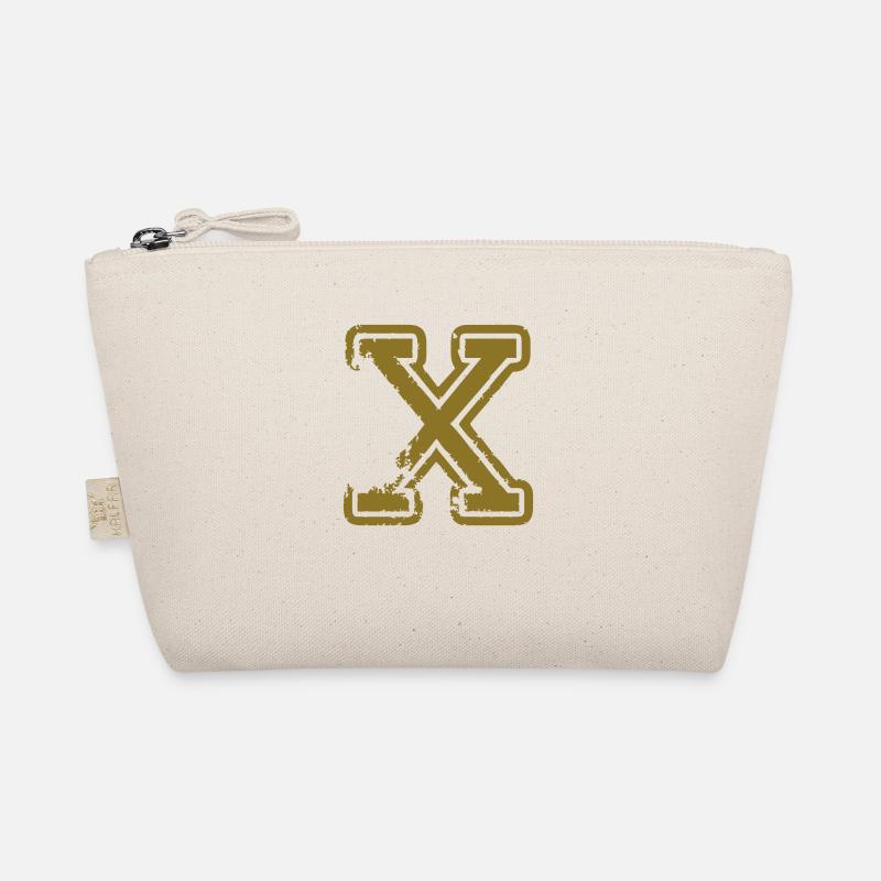x - Buchstabe Bio-Täschchen