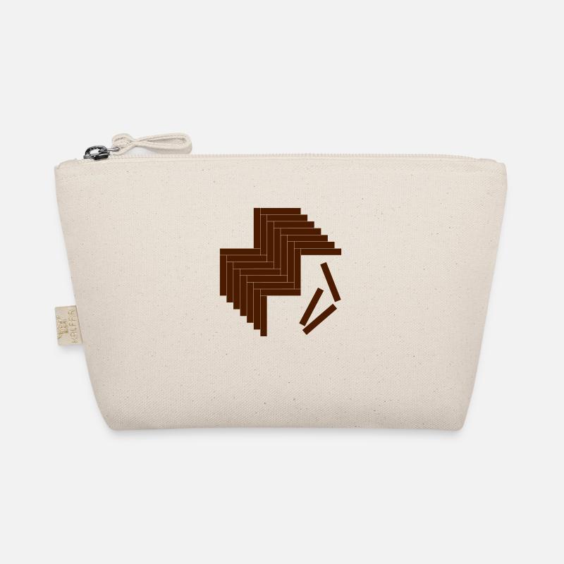 parquet in a herringbone pattern Organic Pouch