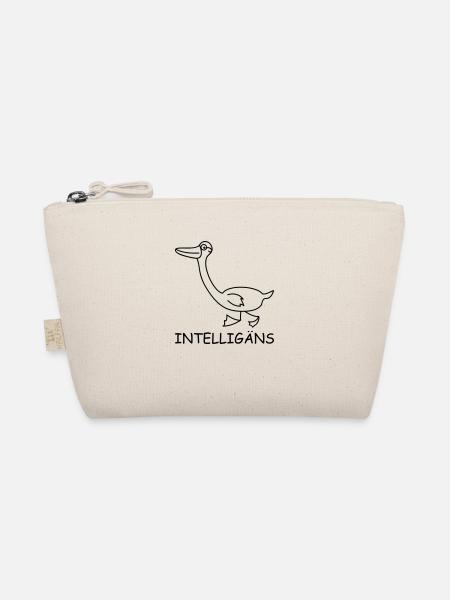 Intelligente Gans - Bio-Täschchen - Natur