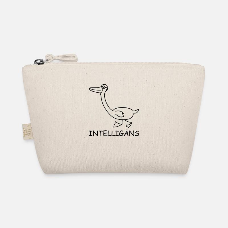 Intelligente Gans - Bio-Täschchen - Natur