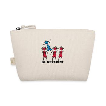 Bonne Funny Boy Soyez différent - Trousse biologique - nature - Devant
