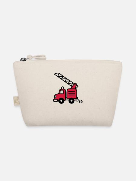 Feuerwehrauto (c) - Fire Truck - Organic Pouch - nature - Front