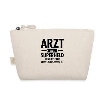 Arzt - Superheld - Bio-Täschchen - Natur - Vorne