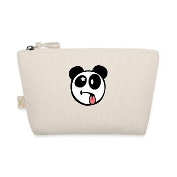 Smiley kawaii Panda - Trousse biologique - nature - Devant