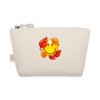 Smiley Autumn - Organic Pouch - nature - Front