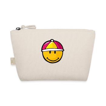Smiley Jockey - Organic Pouch - nature - Front
