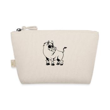 wildschwein refroidir des lunettes de soleil drôle - Trousse biologique - nature - Devant