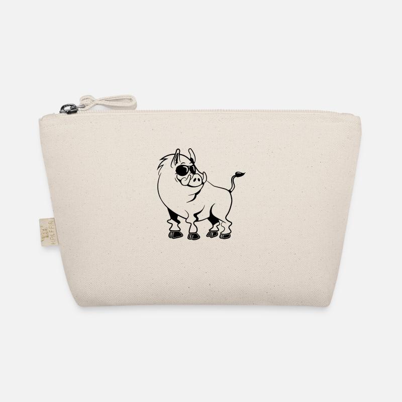 Wild boobs cool cute funny sunglasses Organic Pouch