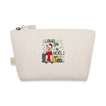 Lama, Magie de Noël, Happy Christmas, cadeaux - Trousse biologique - nature - Devant