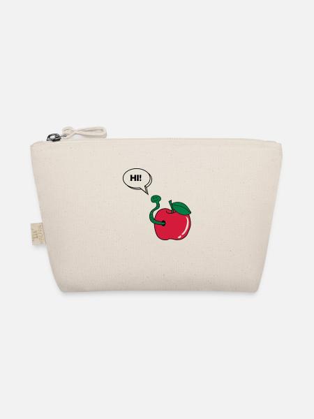 wurm_hi_02 - Organic Pouch - nature - Front