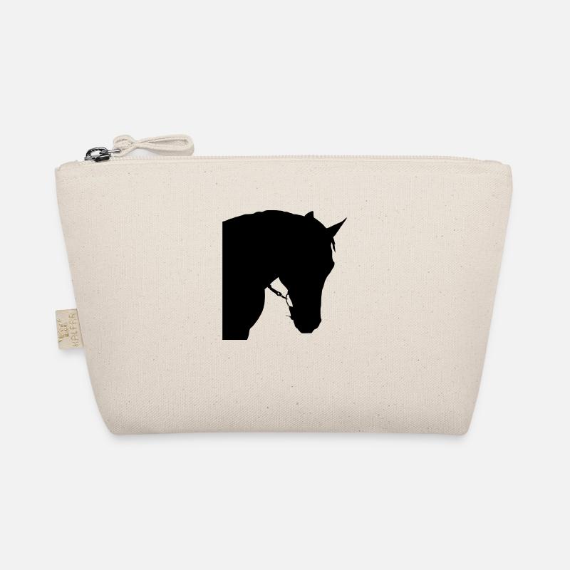 Horse head 6 - Organic Pouch - nature