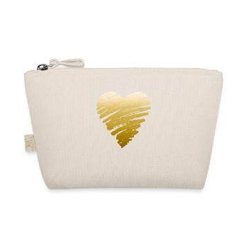 Heart of gold - Organic Pouch - nature - Front