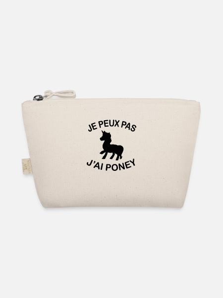 Je Peux Pas J'ai Poney - Trousse biologique - nature