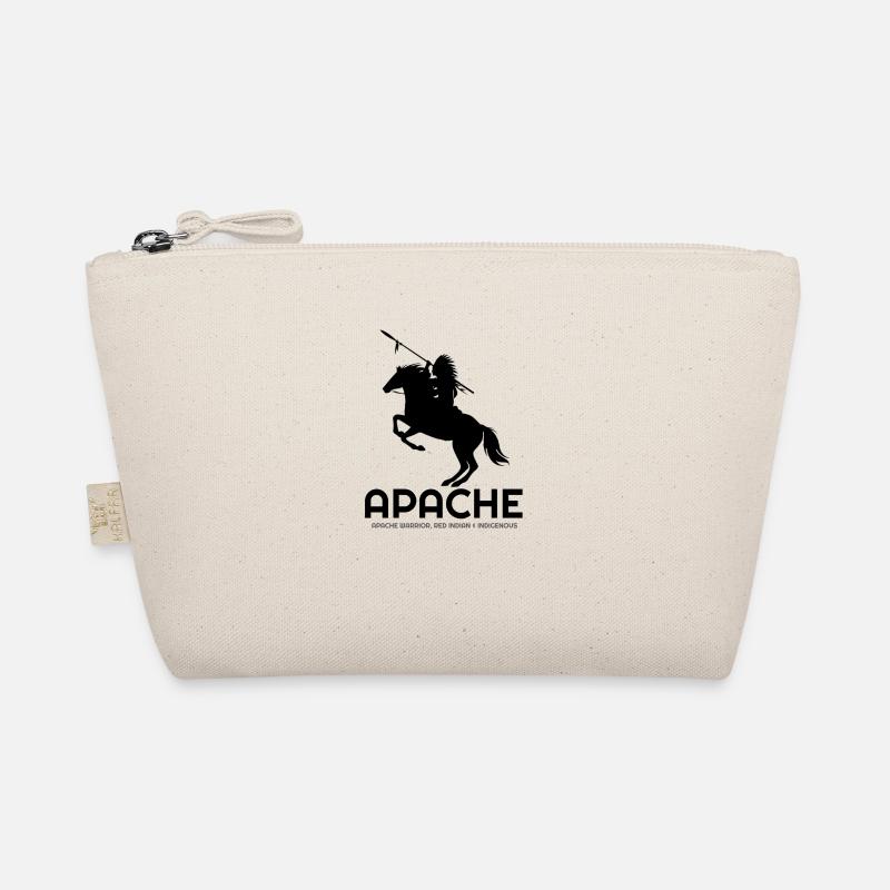 Alles über Apache, Apache Indian, Apache hoodies, A - Bio-Täschchen - Natur