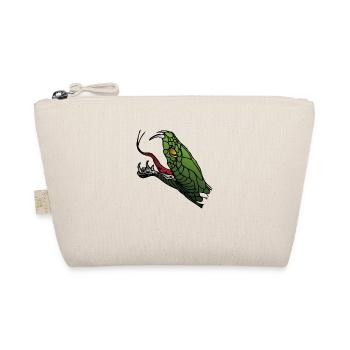 snake vipere tongue tattoo drawing - Organic Pouch - nature - Front