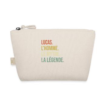 Lucas L'homme Le Mythe La Légende Cadeau Humour - Trousse biologique - nature - Devant