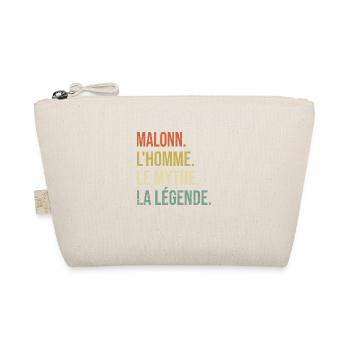 Malonn L'homme Le Mythe La Légende Cadeau Humour - Trousse biologique - nature - Devant