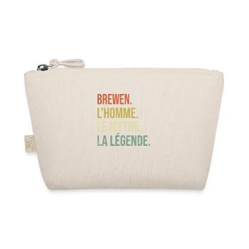 Brewen L'homme Le Mythe La Légende Cadeau Humour - Trousse biologique - nature - Devant