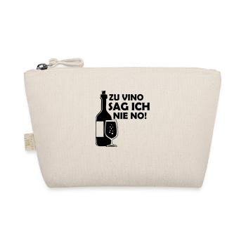 Zu Vino sag ich nie no! - Bio-Täschchen - Natur - Vorne