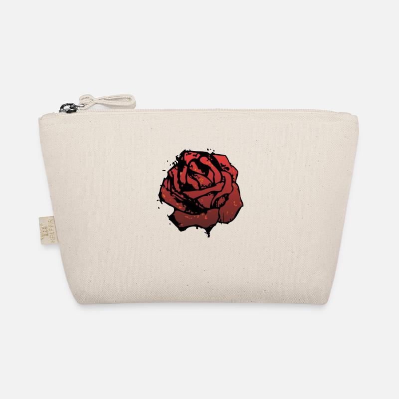 pink flower Organic Pouch