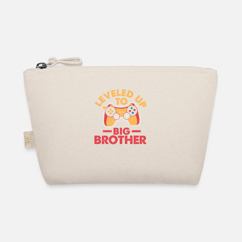 Leveled up to big brother ich werde großer Bruder Bio-Täschchen