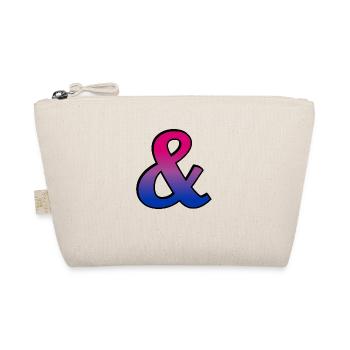 You and I Bi Flag Ampersand Symbol Bisexual - Organic Pouch - nature - Front