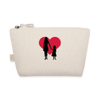 Child Girl Mama - Organic Pouch - nature - Front