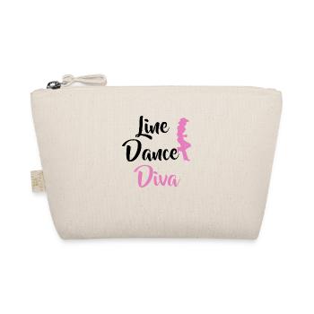 Line Dance Diva Line Dancing Country Musik Spruch - Bio-Täschchen - Natur - Vorne