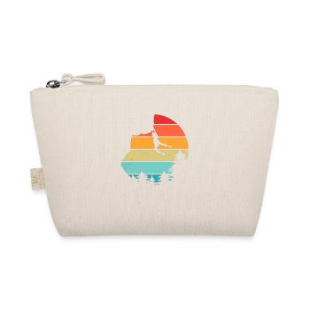 Vintage Retro Sport Climbing Bouldering - Organic Pouch - nature - Front