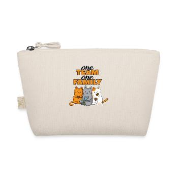 team family cat biscuits baking work colleagues - Organic Pouch - nature - Front
