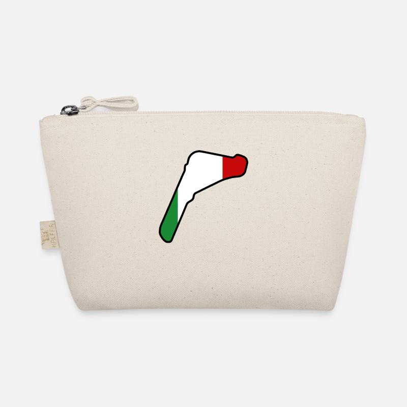 Piste de course d’Italie avec drapeau Trousse biologique