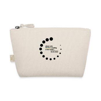 Print Loading english black - Organic Pouch - nature - Front