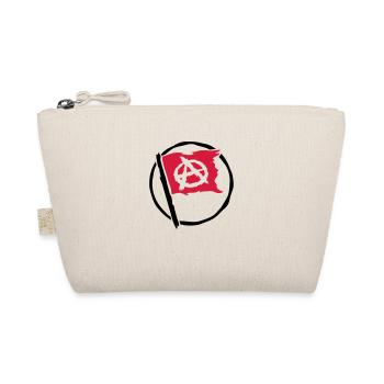 Design anarchy flag symbol - Organic Pouch - nature - Front