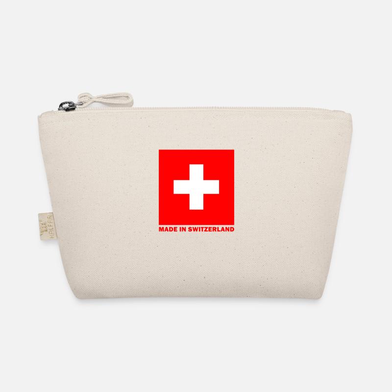 Hergestellt in der Schweiz - Bio-Täschchen - Natur