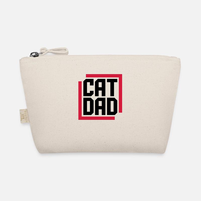 Conception du logo Cat Dad Trousse biologique