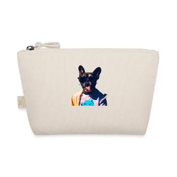 Drôle de chien avec la langue tendue - Trousse biologique - nature - Devant