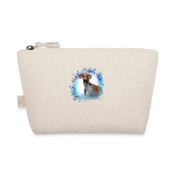Azawakh, chien, graffiti, bleu, peinture, lévrier - Trousse biologique - nature - Devant