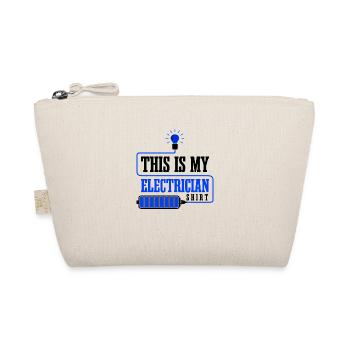 Electrician Funny Quote Electro Worker Craftsman - Organic Pouch - nature - Front