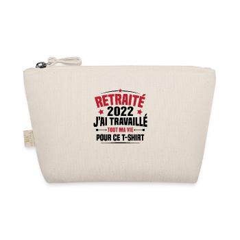 Retraité En 2022 / Humour Cadeau Retraité 2022 - Trousse biologique - nature - Devant