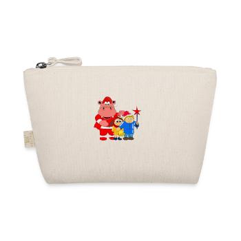 christmas hippo hippo advent wreath christmas - Organic Pouch - nature - Front