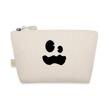 Ghost Costume Funny Ghul Face Halloween - Bio-Täschchen - Natur - Vorne