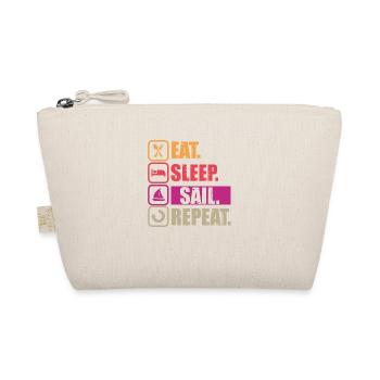 Eat Sleep Sail Repeat - Organic Pouch - nature - Front