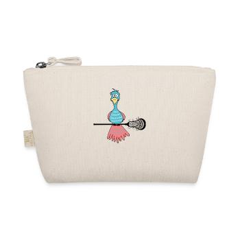 lacrosse lax lacrosse racket lacrosse player - Organic Pouch - nature - Front