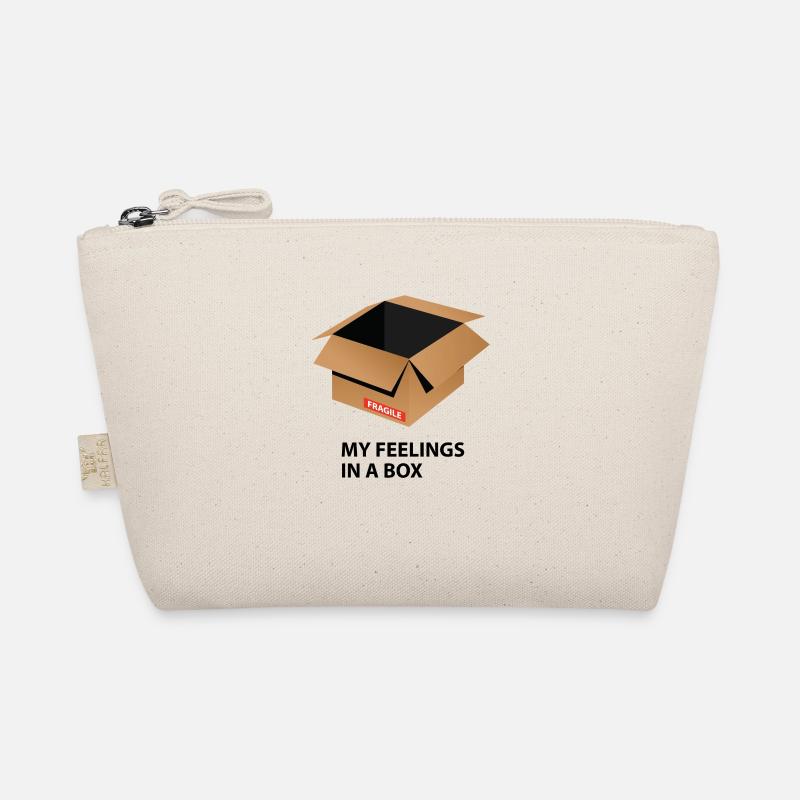 Mes sentiments dans une boîte cadeau de citation Trousse biologique