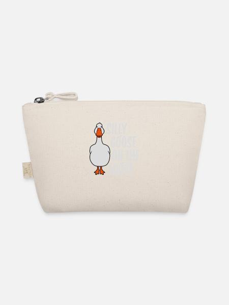 goose on the loose - Bio-Täschchen - Natur - Vorne