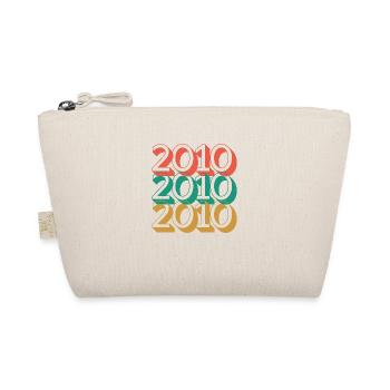 Anniversaire année 2010 / Vintage 2010 - Trousse biologique - nature - Devant
